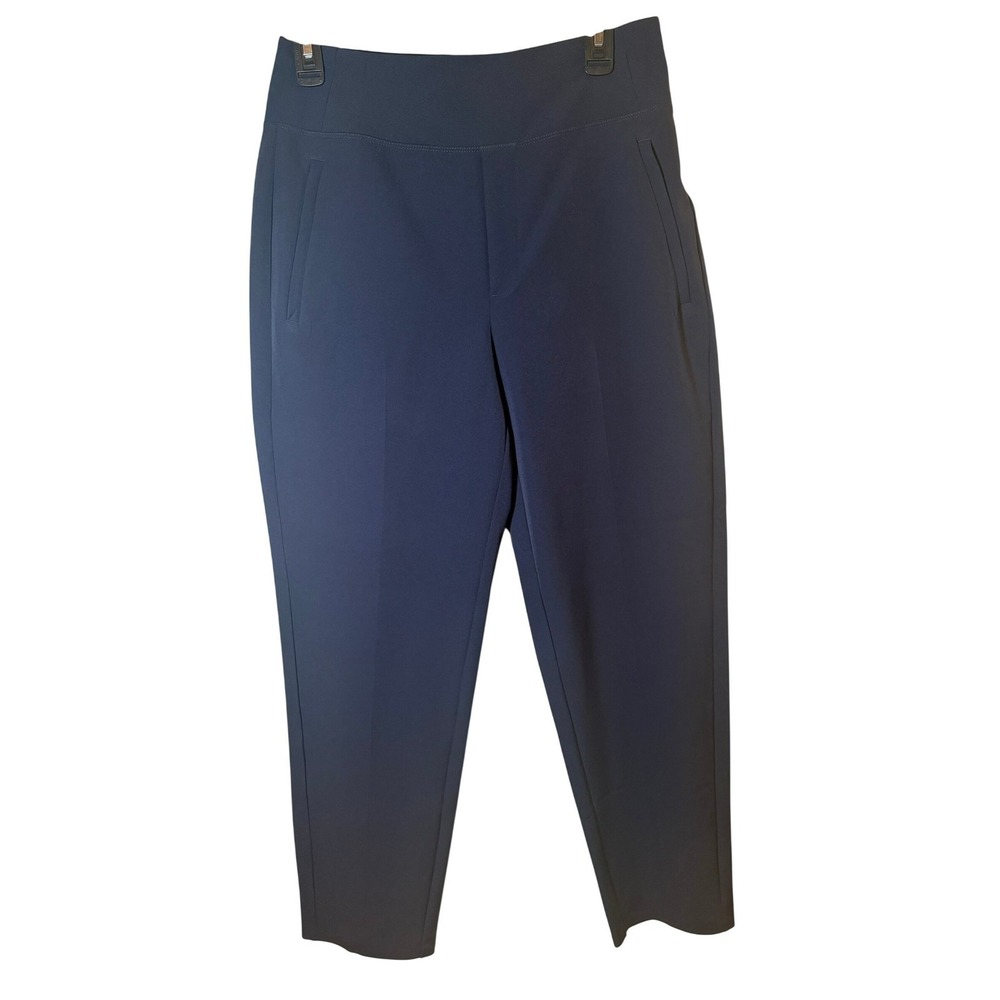Athleta Brooklyn Ankle Pants Navy Blue‎ Tapered Travel Trousers 533636 Womens 6